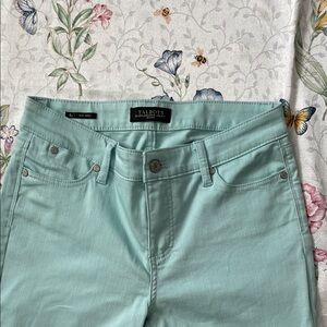 Talbots Flawless 5 Pocket Slim Ankle 4P Women'sMint Jeans